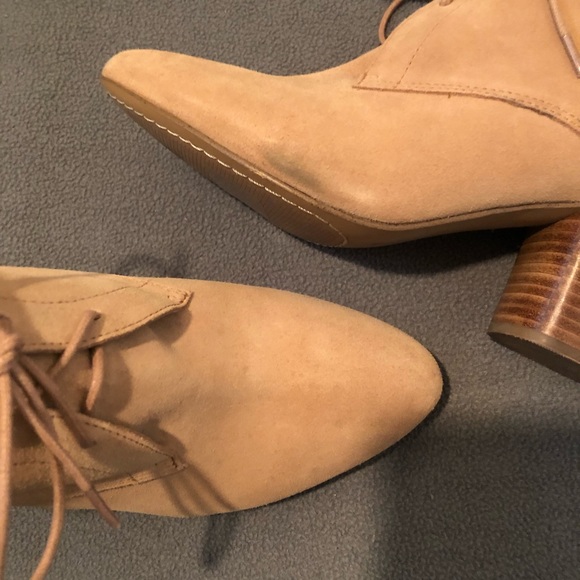 French Connection Dinah Suede Lace Up Ankle Boots - Picture 4 of 8